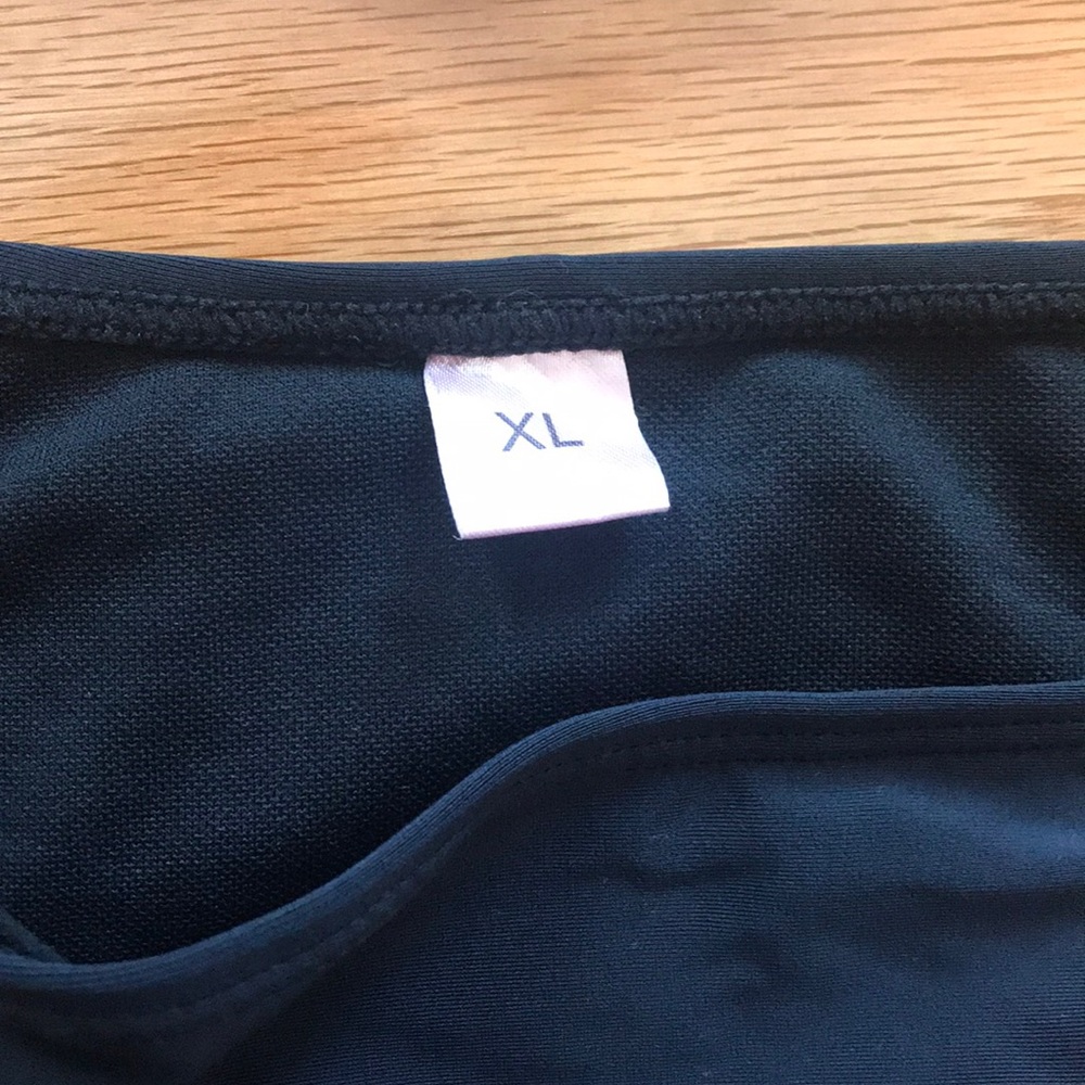 HOTAPEI Swim Black Bikini with Cutouts - Picture 4 of 7